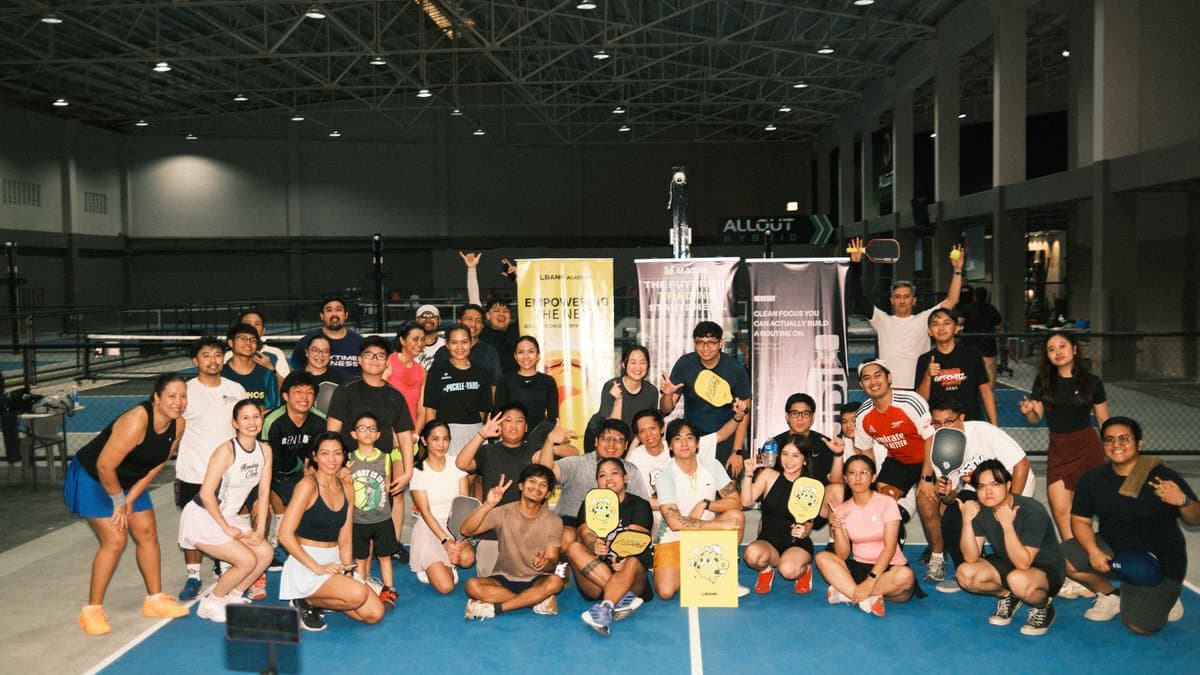Monthly sporting event, community gathered courtside